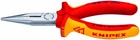 KNIPEX - 25 08 160 SBA Tools - Long Nose Pliers With Cutter, 1000V Insulated ...