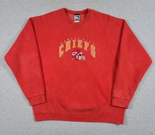 Vintage Kansas City Chiefs Pro Player Crewneck Sweatshirt Sz XL NFL Football