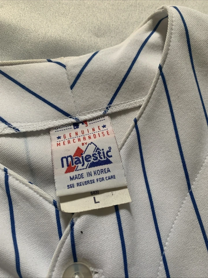 Majestuosa camiseta de béisbol vintage de los Chicago Cubs Sammy Sosa 21 para hombre L auténtica Foto 4 de 4