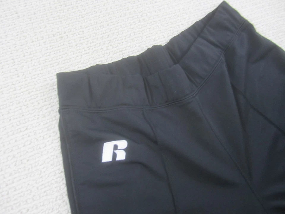 Pantalones deportivos Russell de colección para mujer pequeños negros atléticos pierna ancha activos Dri Power Foto 4 de 4