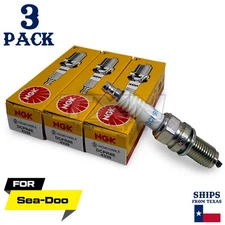 3 NGK Spark Plugs - For RXT - 230 Sea-Doo Watercraft