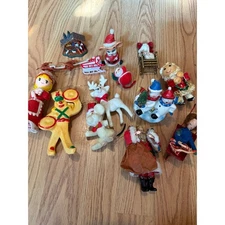 Vintage lot Christmas ornaments