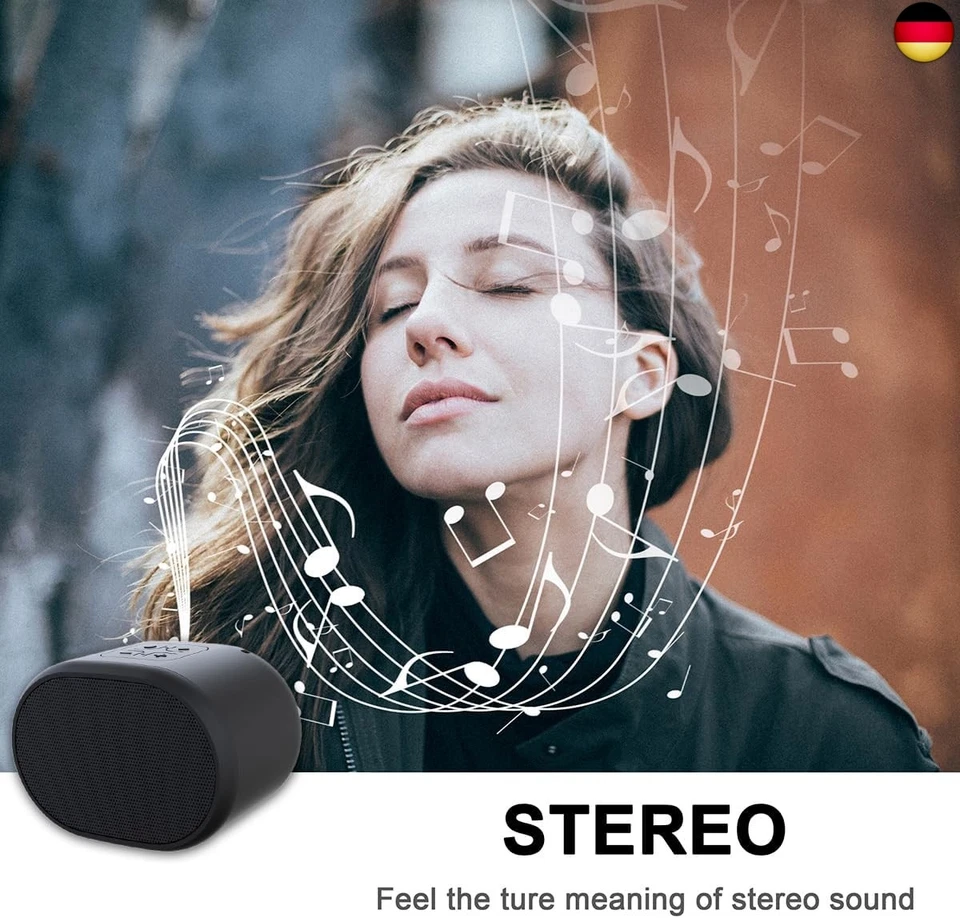 Bluetooth Lautsprecher Mini Speaker klein Musikbox tragbar TF - Bild 3 von 4