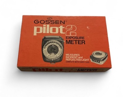 VTG Gossen Pilot 2 Light Meter Boxed W Weichzeichner B10 Soft Focus Filter Germa
