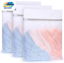 3Pcs Durable Fine Mesh Laundry Bags for Delicates 16 X 20 Inches 3 Large