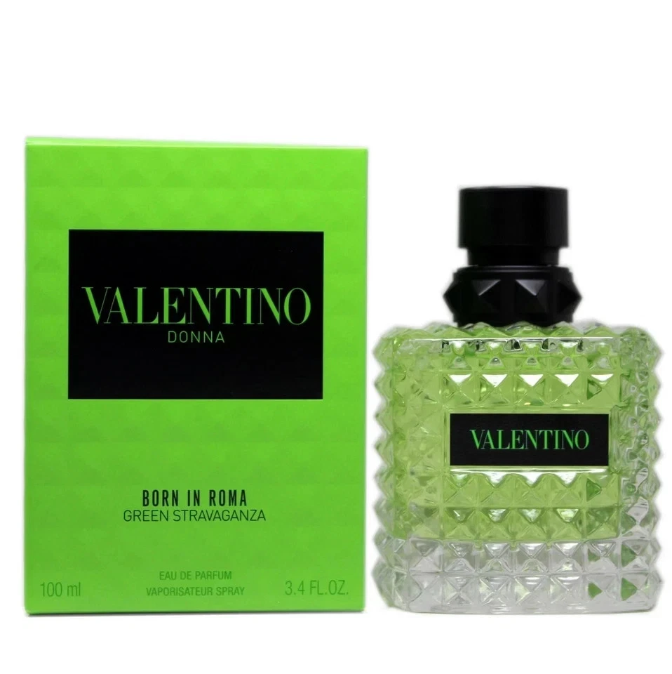 Valentino Donna Born in Roma Green Stravaganza 3.4 oz EDP Spray for Women New - Image 1 of 2