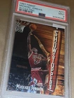 1997 Topps Finest #271 Michael Jordan with Coating Basketball Card PSA 9 Mint