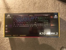 Corsair K70 RGB MK.2 Mechanical Gaming Keyboard Cherry MX Blue