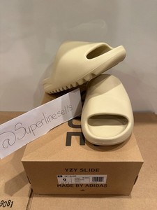 adidas gazelle silver green womens adidas mens yeezy slide fz5897 size 9 uk bone color with box main image 0