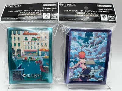 Official Sleeve Vol.7 70pcs ONE PIECE Card Game Japanese Water
