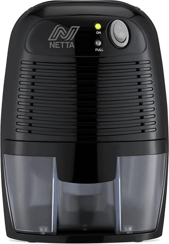 NETTA Dehumidifier 500Ml, Ultra Quiet Compact Mini Dehumidifier - Black