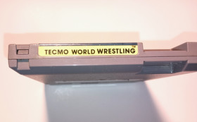 Tecmo World Wrestling - Nintendo NES Vintage - Authentic- Works Great