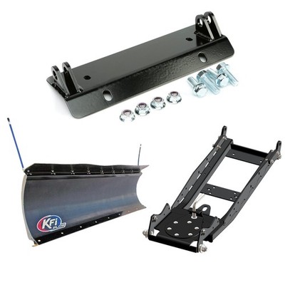 KFI Snow Plow Kit 66'' For John Deere Gator XUV 550 ALL (Pro-Poly)