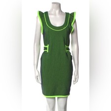 Marc by Marc Jacob’s Neon Yellow & Navy Striped Dress. Small. Great Condition