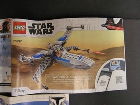 Lego Star Wars Instruction Manuals Books 8014, 75197 & 75297