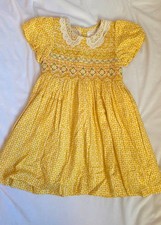 NEW NEXT Girls Yellow Dress  Spring/Summer Age 4-5 Years RRP £21