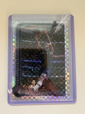 Topps Chrome Update NBA Anthony Edwards X Fractor Minnesota Timberwolves  #17 - Bild 1 von 2