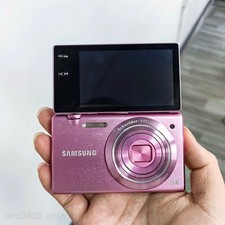 Samsung MV800 Digital Camera 16MP 5x Optical Zoom Flip-out Touch Screen-Pink/Bla
