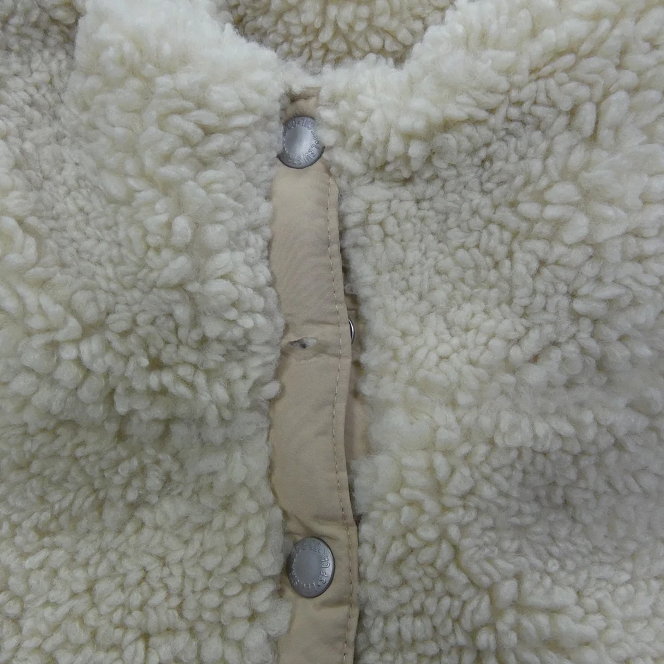 Levis Jacket Womens Extra Small Off White Sherpa Teddy - Image 2 of 4