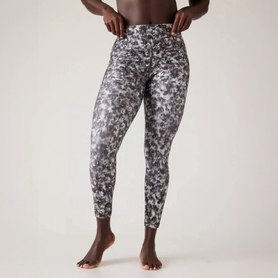NWT Athleta | Salutations Stash High Rise Opaline Floral Black White Leggings 