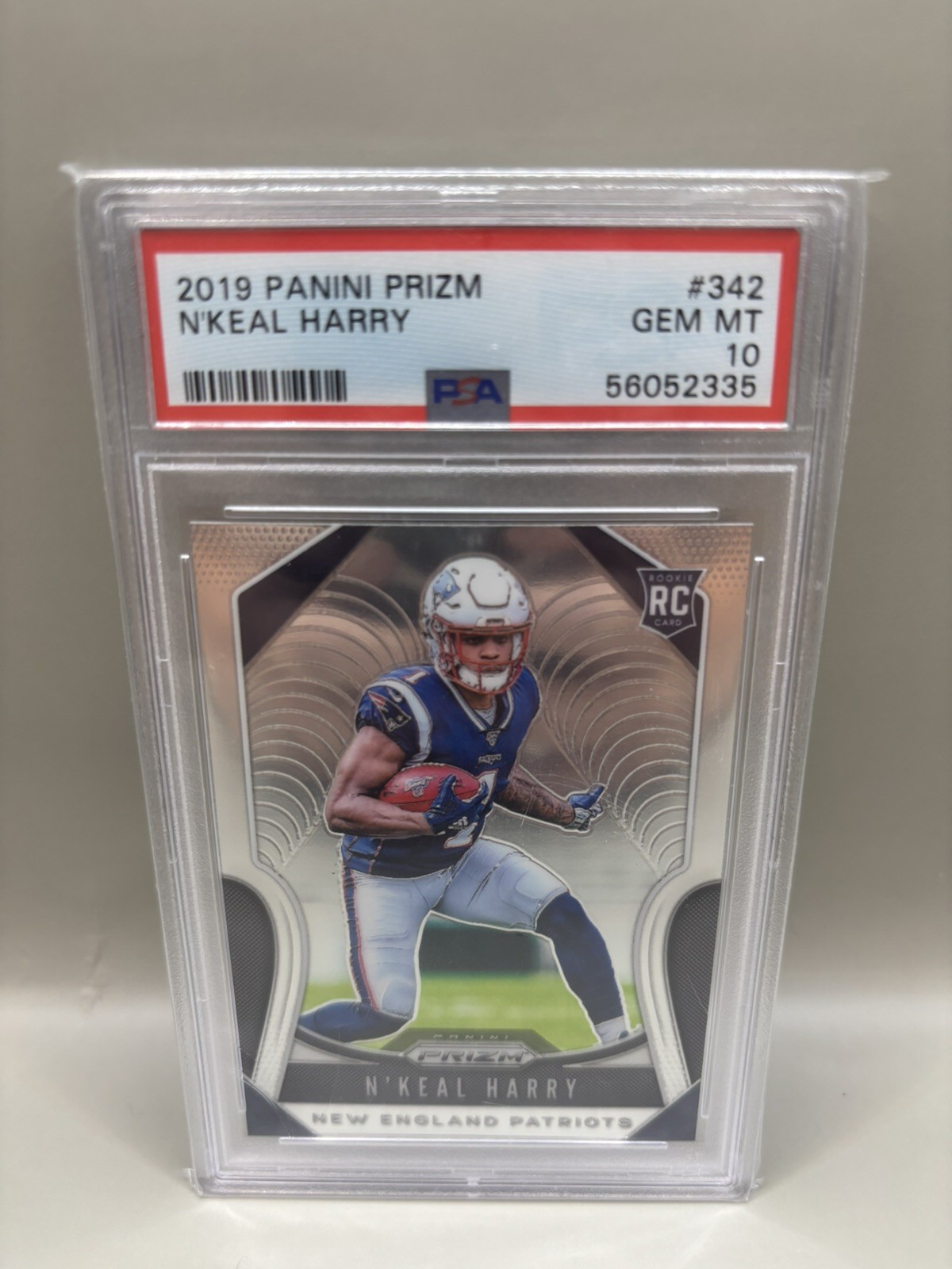 2019 PANINI PRIZM N'KEAL HARRY #342 RC PSA 10 GEM MINT ROOKIE