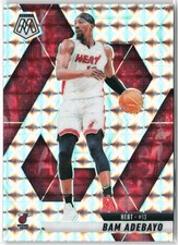 2024-25 Panini Basketball Mosaic Bam Adebayo Silver Mosaic #6 Miami Heat
