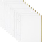 Ahandmaker 10 Sheets Self Adhesive Refill Pages, 12.4x10.5 Photo White; A4