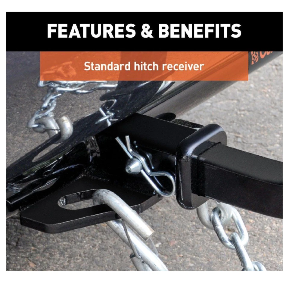 Curt Class 1 Carbon Steel Black Powdder-Coated Trailer Hitch for Honda Fit 11406 - Изображение 3 из 4