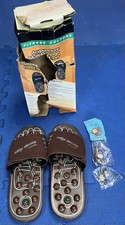Acupuncture Massage Slippers Stress Tension Reliever Foot Massager Size Small