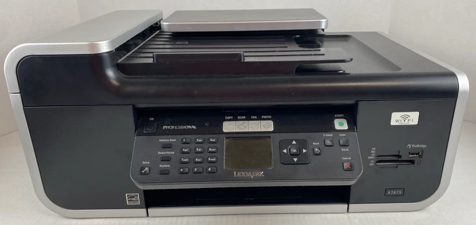 Lexmark Professional X7675 All-In-One Inkjet Printer – Wireless, Copier, Scanner - Image 3 of 4