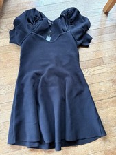 Express Sweater Dress Size Large NWT Black Short Sleeves