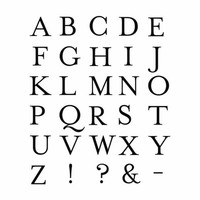 Stempel Set Alphabet Inklusive Stempelkissen 30 Teile Enthalten