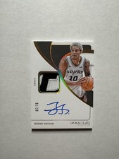 Jeremy Sochan 2023-24 Panini Immaculate Gold Patch Auto Autograph /10 Spurs