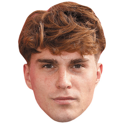 Phil Soda (Ginger) Celebrity Mask, Flat Card Face, Fancy Dress Mask