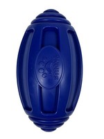 Rugbyball Hundespielzeug Schwimmend, Gorilla Tuff, 25 Cm, Blau, Apportieren