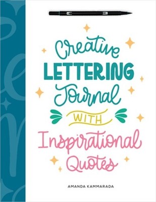 Creative Lettering Journal with Inspirational Quotes (Paperback or Softback)