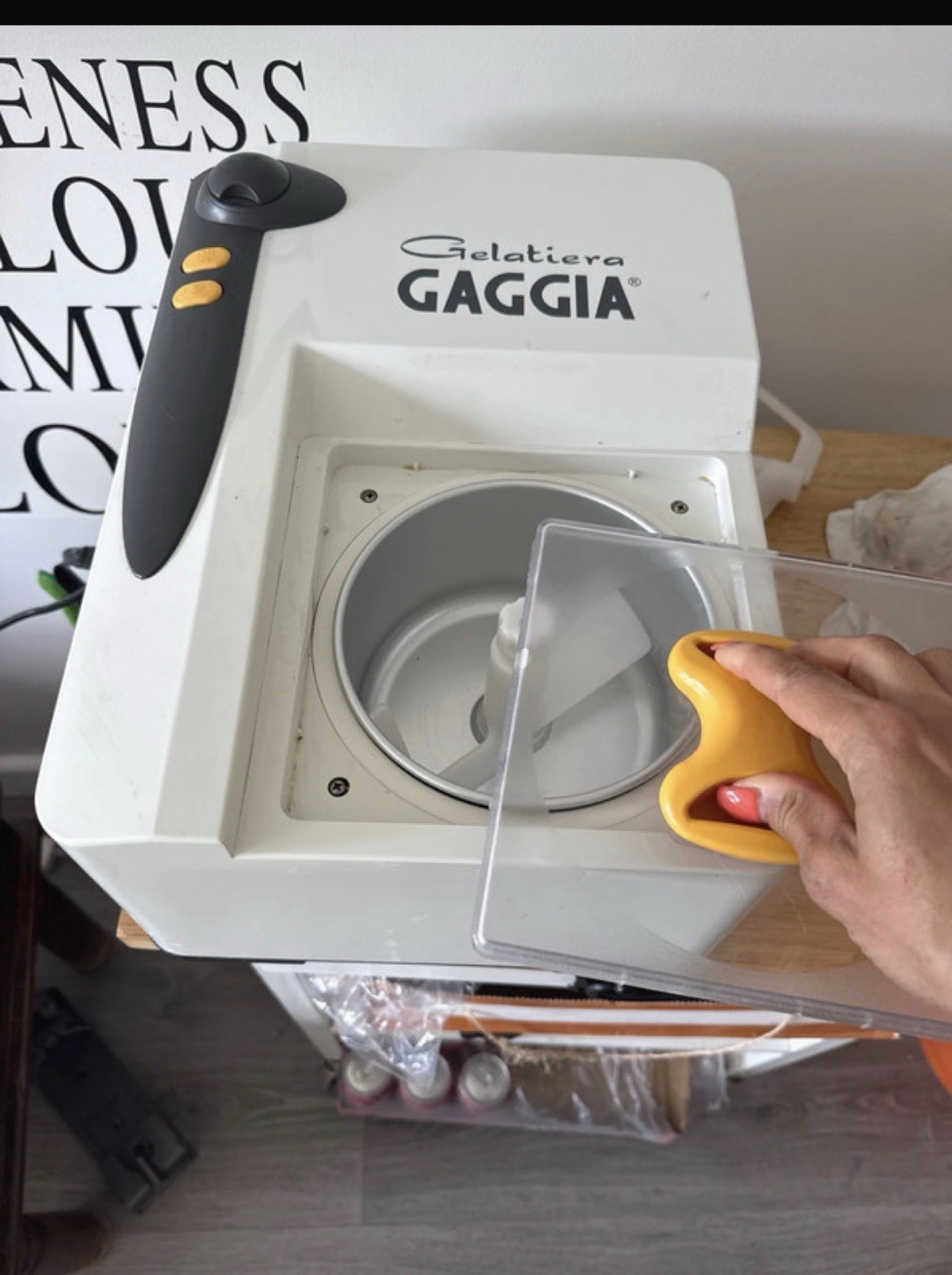 Preowned Gelatiera Gaggia Ice Cream Maker with Integrated Freezer