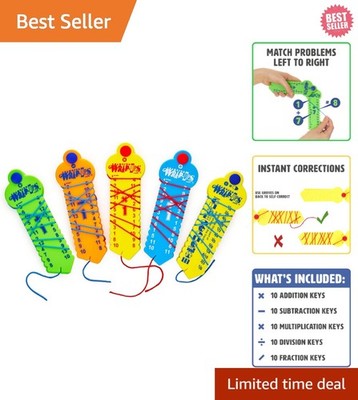 Complete Math Intro Key Set - Self-Correcting Tool for Grades K-5 Learning