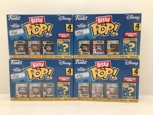 Funko Bitty Pop! Disney 4 Packs Complete Set Mickey Mouse, Minnie + MoreUNOPENED