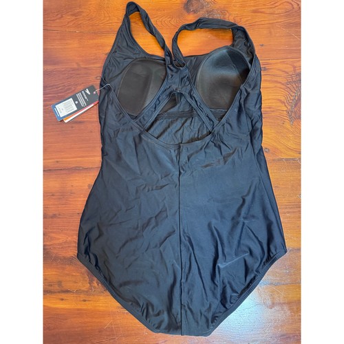 Speedo womens soft cup one piece black Sz 20 moderate cup power flex NWT - Picture 14 of 24