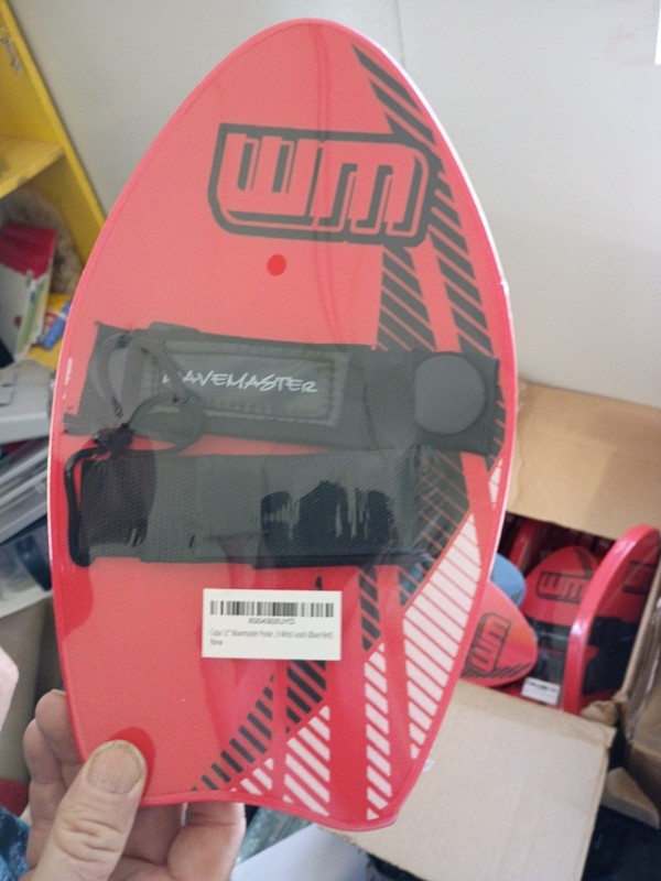 Copa 12 Inch Wavemaster Pocket Surfer Surfboard W/Wrist Leash(Blaze Red) New
