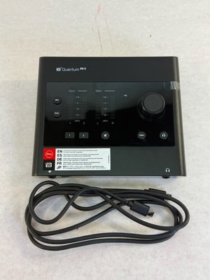 PreSonus Quantum ES 2 USB Audio Interface Phantom Power Headphone Out