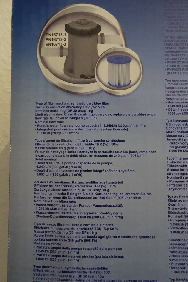 Bestway FastSet Pool Set + Filterpumpe 366x76cm Quick Schwimmbad Gartenpool NEU! - Bild 2 von 4