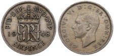 Gro&szlig;britannien 6 Six Pence St&uuml;ck - Ideal f&uuml;r Hochzeiten - verschiedene Jahrg&auml;nge
