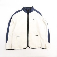 Vintage Nike Windbreaker Light Jacket Size XL White Spell Out