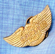 Harley Davidson Wings Bar Shield Belt Buckle Brass Vtg 80s Aminco Taiwan .NOX388