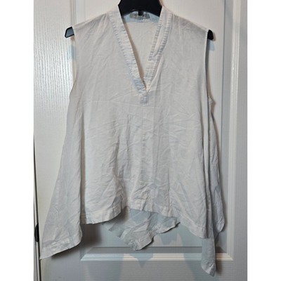 All Saints Avee blouse sz S handkerchief hem flowy