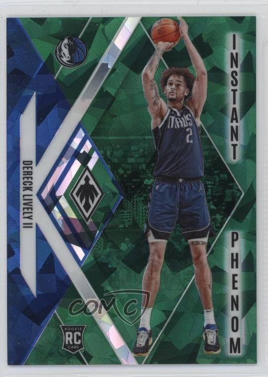 2023-24 Panini Phoenix Instant Phenom Green Ice /149 Dereck Lively II #19 1pj0