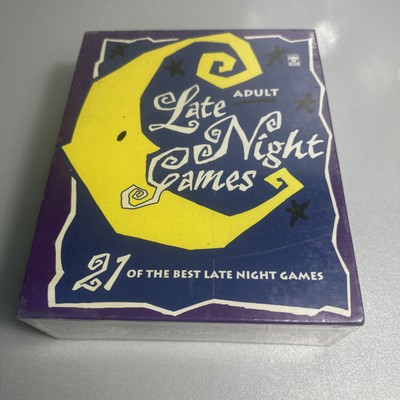 Erwachsene Late Night Spiele Box Set 21 Partyspiele Brettspiel versiegelt nur Erwachsene