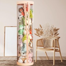 Stuffed Animal Storage Tube,Stuff Organizer,Stuffed Zoo Pink